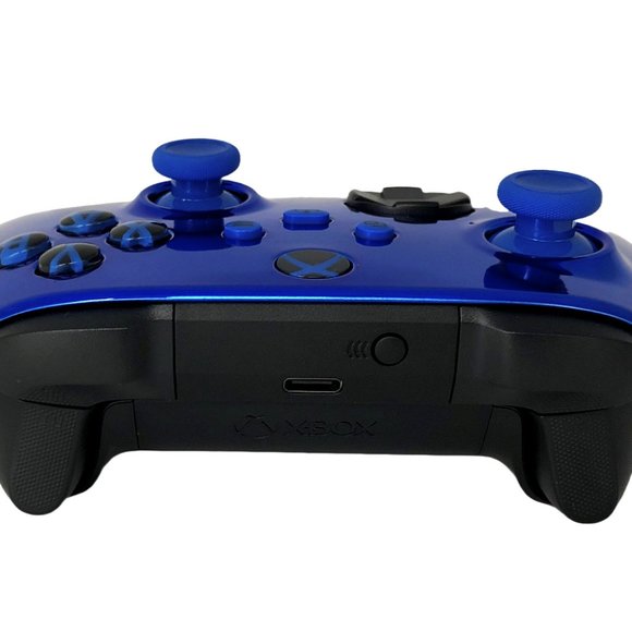 Custom Microsoft Xbox Series X / S Wireless Controller - Glossy Chrome Blue - Picture 3 of 8